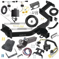Trailer Hitch Tow Package Prodigy P3 Brake Control For 21-27 KIA Sorento w/o Factory Tow PKG w/ 7-Way RV Wiring 2" Drop Mount 2" Ball Class 3 2" Receiver Draw-Tite Tekonsha