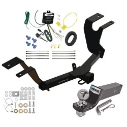 Trailer Tow Hitch For 23-26 Honda HR-V All Models Complete Package w/ Wiring and 2" Ball
