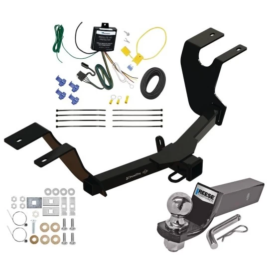 Trailer Tow Hitch For 23-26 Honda HR-V All Models Complete Package w/ Wiring and 2" Ball