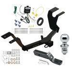 Trailer Tow Hitch For 23-26 Honda HR-V All Models 2" Receiver Complete Package w/ Wiring and 1-7/8" Ball