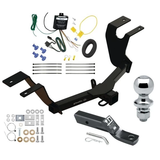 Trailer Tow Hitch For 23-26 Honda HR-V All Models 2" Receiver Complete Package w/ Wiring and 1-7/8" Ball