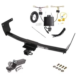 Tow Package For 19-25 Toyota RAV4 21-25 RAV4 Prime Trailer Hitch w/ Wiring 2" Drop Mount 2" Ball 2" Receiver