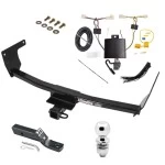 Trailer Tow Hitch For 19-23 Toyota RAV4 Complete Package w/ Wiring and 2" Ball