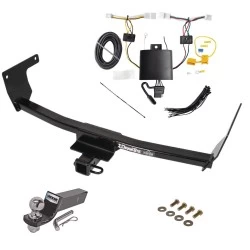 Tow Package For 22-22 Lexus NX250 NX350 NX350h NX450h+ w/ Plug & Play Wiring 2" Drop Mount 2" Ball 2" Receiver
