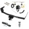 Trailer Tow Hitch For 2022 Lexus NX250 NX350 NX350h NX450h+ Complete Package w/ Plug & Play Wiring and 1-7/8" Ball