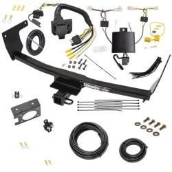 Trailer Hitch w/ 7-Way RV Wiring For 19-25 Toyota RAV4 21-25 RAV4 Prime Class 3 2" Receiver