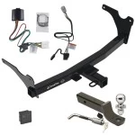 Trailer Tow Hitch For 2024 Toyota Grand Highlander Deluxe Package Wiring 2" Ball Mount and Lock
