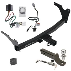 Trailer Tow Hitch For 24-27 Toyota Grand Highlander Lexus TX350 TX500h TX550h+ Deluxe Package Wiring 2" Ball Mount and Lock