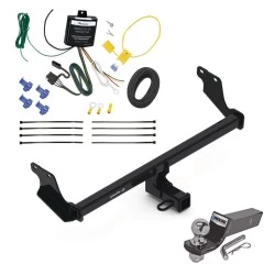 Trailer Tow Hitch For 23-26 Dodge Hornet All Models w/ Wiring + 2" Ball Class 3