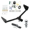 Trailer Tow Hitch For 24 Buick Envista Chevy Trax w/ Wiring Kit + 1-7/8" Ball 2" Receiver Class 3