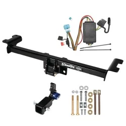 Trailer Tow Hitch For 10-12 Acura RDX All Models Hidden Removable 2" Receiver w/ Plug & Play Wiring Kit Class 3 Draw-Tite
