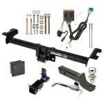 Trailer Tow Hitch For 13-18 Acura RDX All Models Hidden Removable 2" Receiver Deluxe Package Wiring 2" Ball Mount and Lock