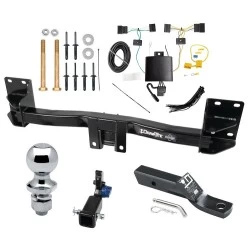 Trailer Tow Hitch For 15-18 BMW X5 All Models Hidden Removable 2" Receiver Complete Package w/ Wiring and 1-7/8" Ball