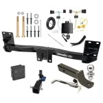 Trailer Tow Hitch For 15-18 BMW X5 All Models Hidden Removable 2" Receiver Deluxe Package Wiring 2" Ball Mount and Lock