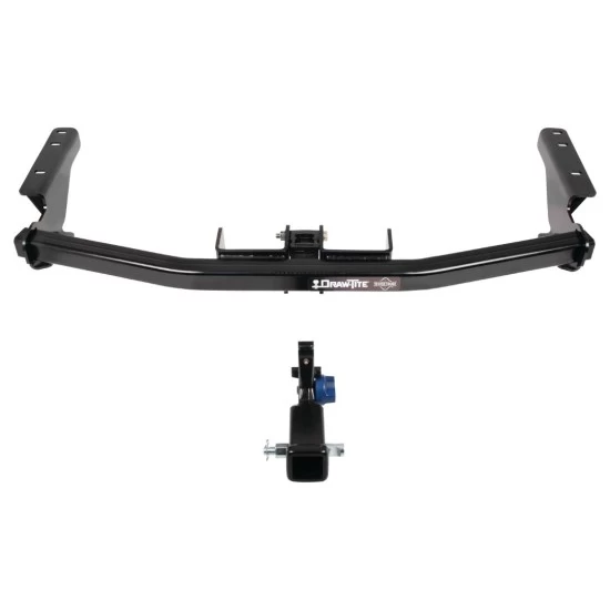 Trailer Tow Hitch For 13-20 Nissan Pathfinder 14-20 INFINITI QX60 Hidden Removable 2" Receiver Complete Package w/ Wiring and 2" Ball