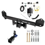 Trailer Tow Hitch For 18-21 BMW X3 All Models Hidden Removable 2" Receiver w/ Plug & Play Wiring Kit Class 3 Draw-Tite