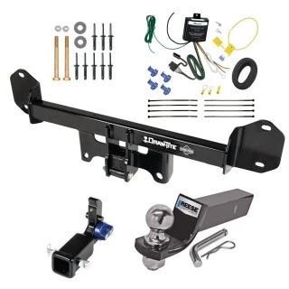 Trailer Tow Hitch For 11-23 BMW X3 Hidden Removable 2" Receiver Complete Package w/ Wiring and 2" Ball Trailer Tow Hitch For 11-23 BMW X3 Hidden Removable 2" Receiver Complete Package w/ Wiring and 2" Ball