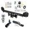 Trailer Tow Hitch For 11-23 BMW X3 Hidden Removable 2" Receiver Complete Package w/ Wiring and 1-7/8" Ball Trailer Tow Hitch For 11-23 BMW X3 Hidden Removable 2" Receiver Complete Package w/ Wiring and 1-7/8" Ball