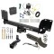 Trailer Tow Hitch For 19-26 BMW X5 Excluding M Versions Hidden Removable 2" Receiver Deluxe Package Wiring 2" Ball Mount and Lock