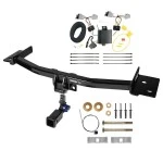 Trailer Tow Hitch For 20-27 Ford Explorer All Models Hidden Removable 2" Receiver w/ Plug & Play Wiring Kit Class 3 Draw-Tite
