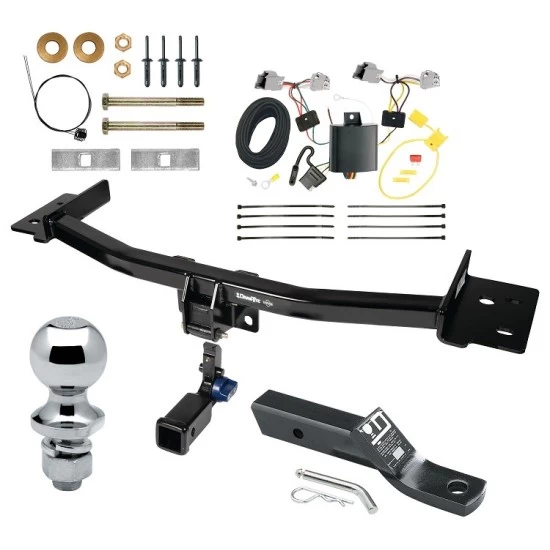 Custom Fit Trailer Hitch Removable 2” Receiver Wiring Harness (Plug & Play) 2" Drop Ball-Mount w/ Pin/Clip 1-7/8" Chrome Ball Installation Hardware Installation Instructions 76910 118599 23 63816 Draw-Tite Trailer Tow Hitch 20-23 Explorer H Trailer Tow Hitch For 20-24 Ford Explorer Hidden Removable 2" Receiver Complete Package w/ Wiring and 1-7/8" Ball