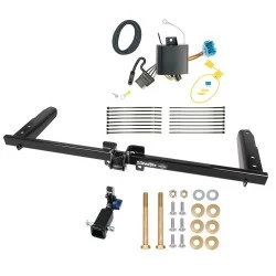 Trailer Tow Hitch For 18-26 Honda Odyssey All Models Hidden Removable 2" Receiver w/ Plug & Play Wiring Kit Class 3 Draw-Tite