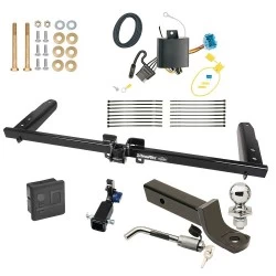 Trailer Tow Hitch For 18-26 Honda Odyssey All Models Hidden Removable 2" Receiver Deluxe Package Wiring 2" Ball Mount and Lock