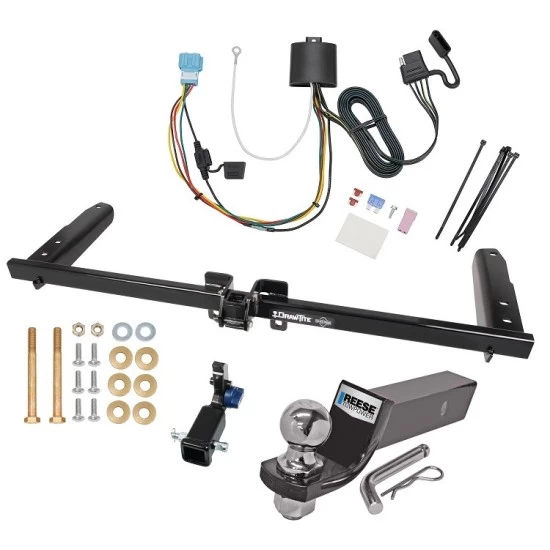 Trailer Tow Hitch For 18-26 Honda Odyssey w/ Fuse Provisions Hidden Removable 2" Receiver Complete Package w/ Wiring and 2" Ball