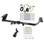 Trailer Tow Hitch For 17-20 Chrysler Pacifica Limited Touring L Plus Exc Hybrid Hidden Removable 2" Receiver w/ Plug & Play Wiring Kit Class 3 Draw-Tite