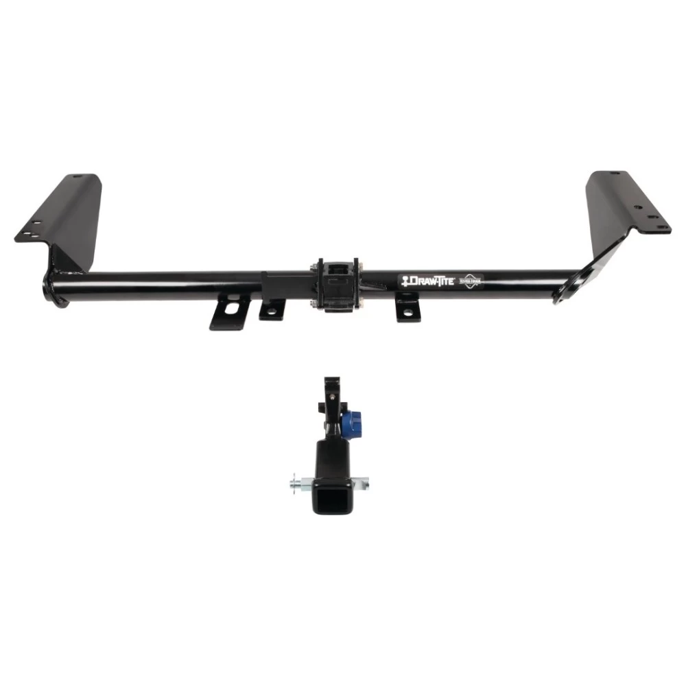 Custom Fit Trailer Hitch Removable 2” Receiver Wiring Harness (Plug & Play) 2" Drop Ball-Mount w/ Pin/Clip 2" Chrome Ball Installation Hardware Installation Instructions 76916 118723 21536 Draw-Tite Trailer Tow Hitch 17-20 Chrysler Pacifica Trailer Tow Hitch For 17-20 Chrysler Pacifica 20-24 Voyager 22-23 Dodge Grand Caravan Hidden Removable 2" Receiver Complete Package w/ Wiring and 2" Ball