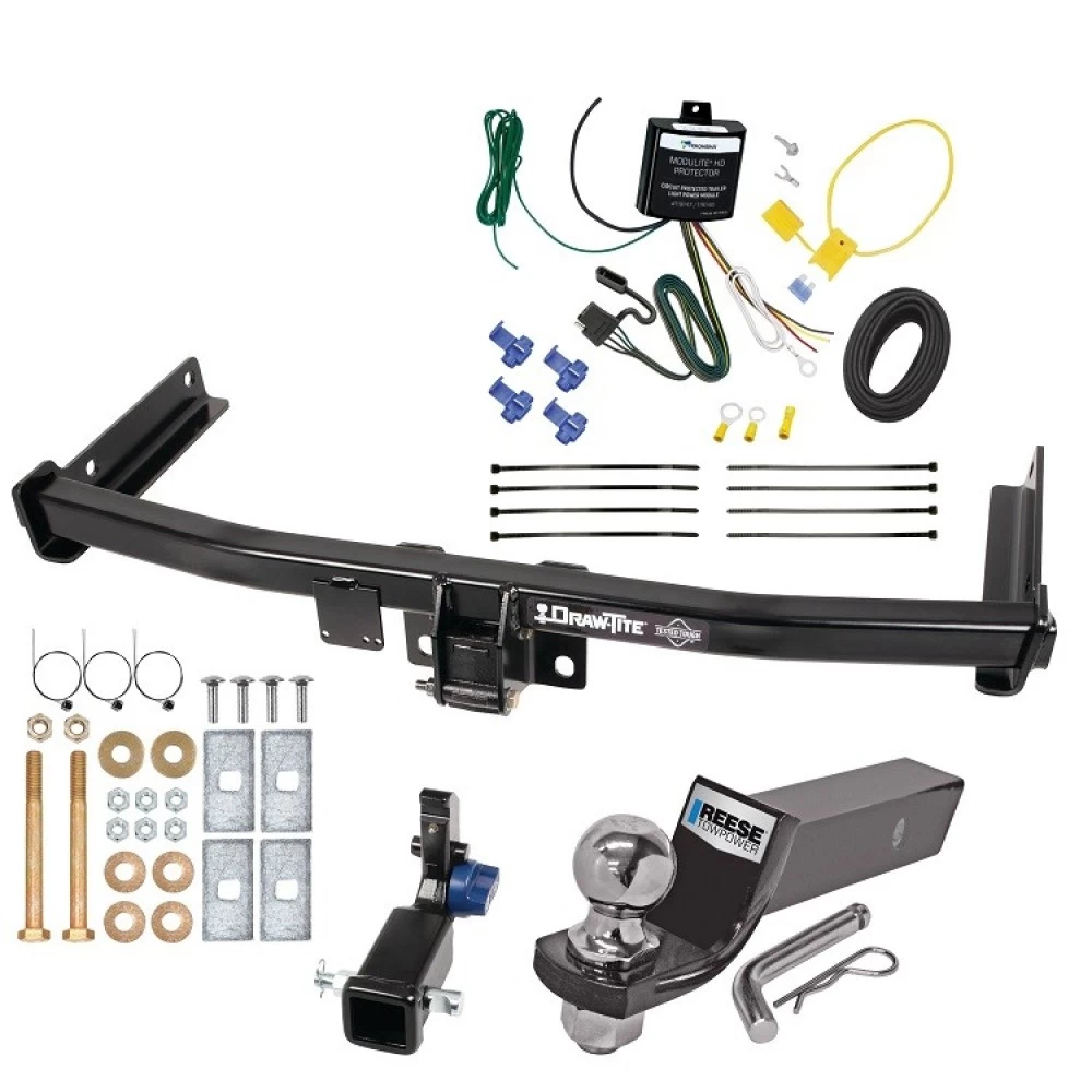 Trailer Tow Hitch For 19-27 Audi Q3 All Models Hidden Removable 2" Receiver Complete Package w/ Wiring and 2" Ball