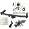 Trailer Tow Hitch For 19-27 Audi Q3 All Models Hidden Removable 2" Receiver Complete Package w/ Wiring and 2" Ball