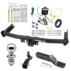 Trailer Tow Hitch For 19-27 Audi Q3 All Models Hidden Removable 2" Receiver Complete Package w/ Wiring and 1-7/8" Ball
