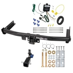 Trailer Tow Hitch For 19-27 Audi Q3 All Models Hidden Removable 2" Receiver w/ Wiring Kit Class 3 Draw-Tite