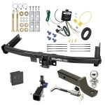 Trailer Tow Hitch For 19-27 Audi Q3 All Models Hidden Removable 2" Receiver Deluxe Package Wiring 2" Ball Mount and Lock