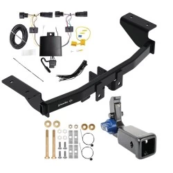 Trailer Tow Hitch For 21-23 Ford Mustang Mach-E All Models Hidden Removable 2" Receiver w/ Plug & Play Wiring Kit Class 4 Draw-Tite