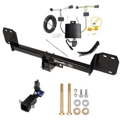Trailer Tow Hitch For 18-27 Volvo XC60 All Models Hidden Removable 2" Receiver w/ Plug & Play Wiring Kit Class 3 Draw-Tite