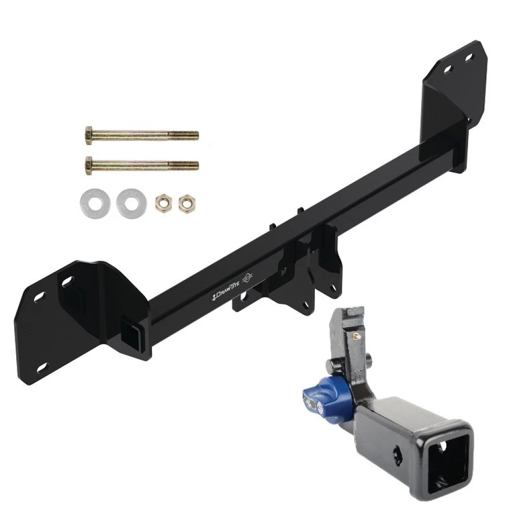 Trailer Tow Hitch For 19-26 Volvo XC40 19-24 XC40 Recharge 22-24 C40 Recharge 25-26 EX40 Hidden Removable 2" Receiver Class 3 Draw-Tite