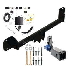 Trailer Tow Hitch For 20-22 BMW X1 w/o LED Taillights Hidden Removable 2" Receiver w/ Plug & Play Wiring Kit Class 3 Draw-Tite