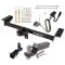 Trailer Tow Hitch For 17-26 Cadillac XT5 Hidden Removable 2" Receiver Complete Package w/ Wiring and 2" Ball