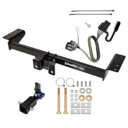 Trailer Tow Hitch For 17-26 Cadillac XT5 Hidden Removable 2" Receiver w/ Plug & Play Wiring Kit Class 3 Draw-Tite