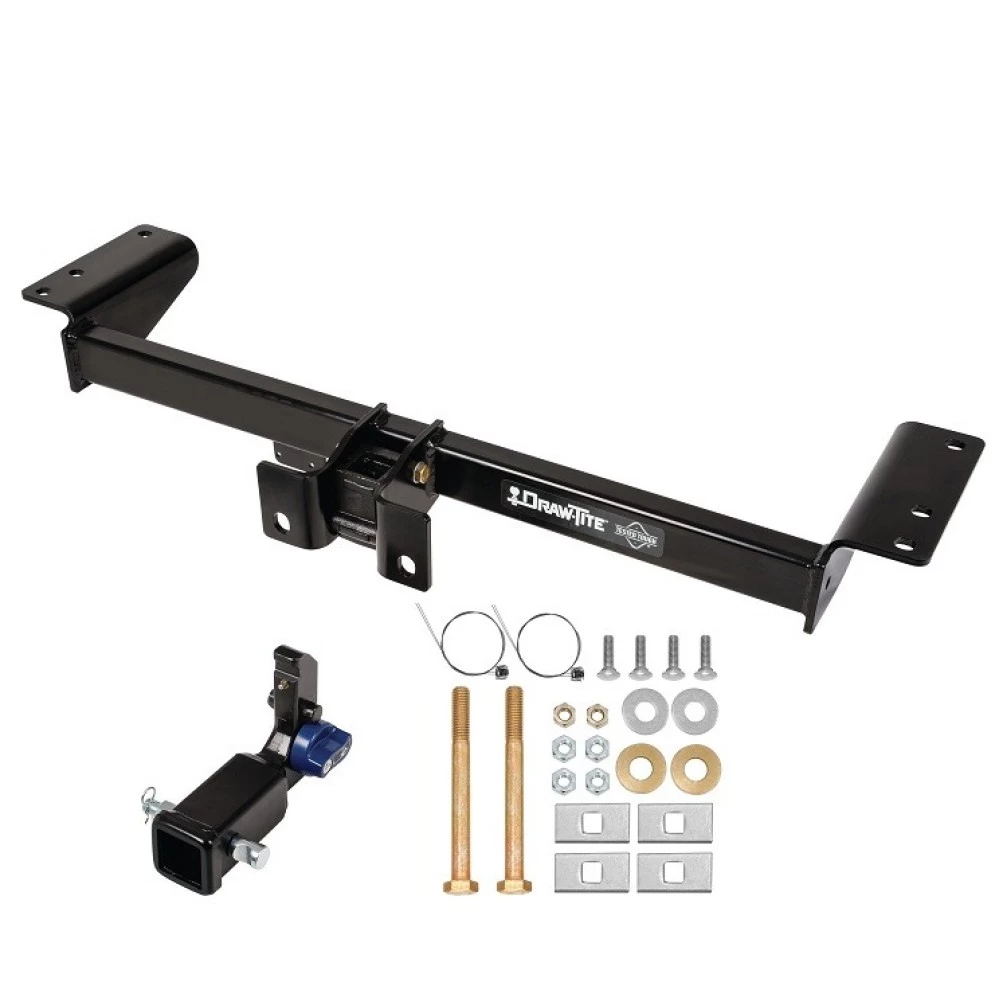 Trailer Tow Hitch For 17-19 Cadillac XT5 Except Platinum 20-26 All Models Hidden Removable 2" Receiver Class 3 Draw-Tite