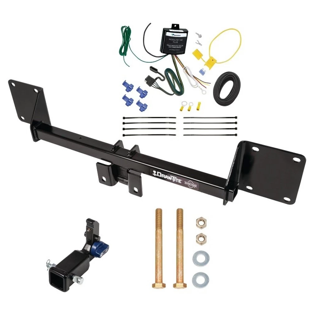 Custom Fit Trailer Hitch Wiring Harness (Requires splicing) Installation Hardware Installation Instructions 76925 119191 Draw-Tite Trailer Tow Hitch 21-22 Mercedes Benz GLE350 Hidden Removable 2" Receiver Wiring Harness Kit 21 22 2021 2022 Trailer Tow Hitch For 21-22 Mercedes Benz GLE350 Hidden Removable 2" Receiver w/ Wiring Harness Kit