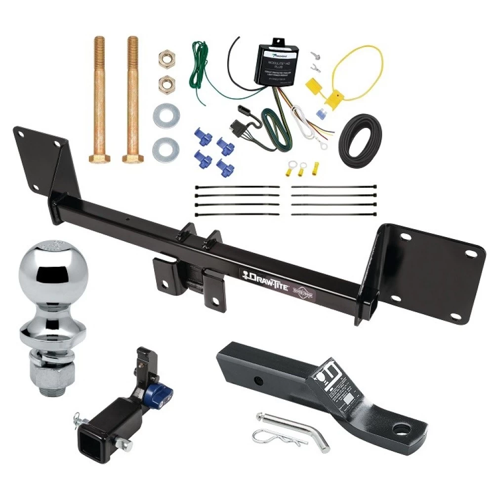 Custom Fit Trailer Hitch Removable 2” Receiver Wiring Harness (Requires Splicing) 2" Drop Ball-Mount w/ Pin/Clip 1-7/8" Chrome Ball Installation Hardware Installation Instructions 76925 119191 23 63816 Draw-Tite Trailer Tow Hitch 21-22 Mercedes Trailer Tow Hitch For 21-22 Mercedes Benz GLE350 Hidden Removable 2" Receiver Complete Package w/ Wiring and 1-7/8" Ball