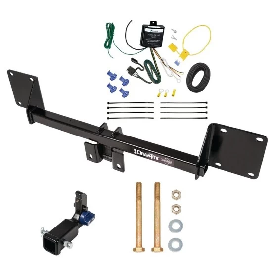 Custom Fit Trailer Hitch Wiring Harness (Requires splicing) Installation Hardware Installation Instructions 76925 119191 Draw-Tite Trailer Tow Hitch 21-22 Mercedes Benz GLE350 Hidden Removable 2" Receiver Wiring Harness Kit 21 22 2021 2022 Trailer Tow Hitch For 21-22 Mercedes Benz GLE350 Hidden Removable 2" Receiver w/ Wiring Harness Kit