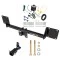 Trailer Tow Hitch For 21-27 Mercedes GLE SUV All Models Hidden Removable 2" Receiver w/ Wiring Harness Kit