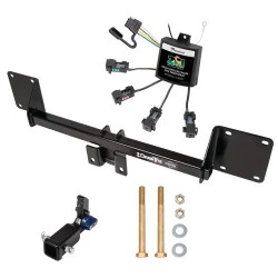 Trailer Tow Hitch For 21-27 Mercedes GLE SUV All Models Hidden Removable 2" Receiver w/ Zero Contact Wiring Harness Kit