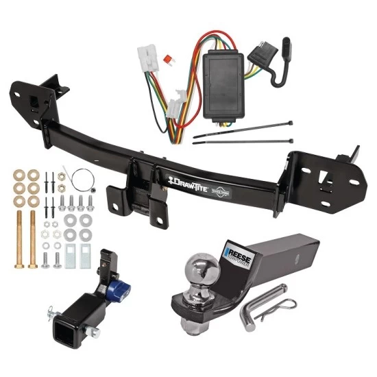 Custom Fit Trailer Hitch Removable 2” Receiver Wiring Harness (Plug & Play) 2" Drop Ball-Mount w/ Pin/Clip 2" Chrome Ball Installation Hardware Installation Instructions 76926 118467 21536 Draw-Tite Trailer Tow Hitch 20-23 Subaru Outback Wa Trailer Tow Hitch For 20-25 Subaru Outback Wagon Hidden Removable 2" Receiver Complete Package w/ Wiring and 2" Ball