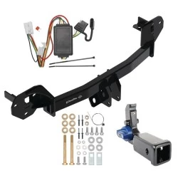Trailer Tow Hitch For 19-27 Subaru Forester All Models Hidden Removable 2" Receiver w/ Plug & Play Wiring Kit Class 3 Draw-Tite