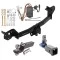 Custom Fit Trailer Hitch Removable 2” Receiver Wiring Harness (Plug & Play) 2" Drop Ball-Mount w/ Pin/Clip 2" Chrome Ball Installation Hardware Installation Instructions 76927 118467 21536 Draw-Tite Trailer Tow Hitch 19-22 Subaruester Hidde Trailer Tow Hitch For 19-24 Subaru Forester Hidden Removable 2" Receiver Complete Package w/ Wiring and 2" Ball